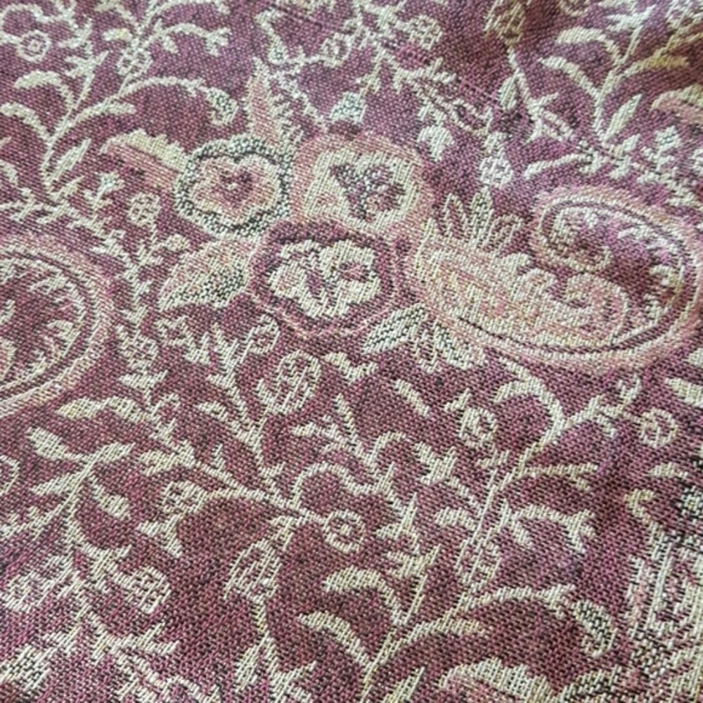 Maroon And Gold Scarf -Perfect Condition Well Protected - Picture 11 of 11